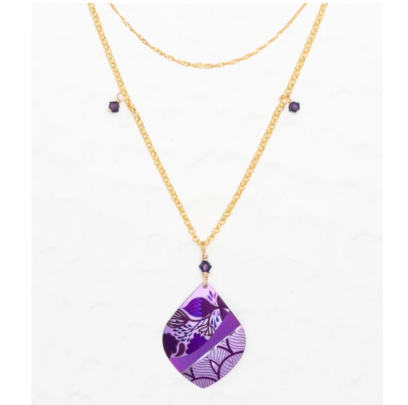 Holly Yashi Purple Lani Necklace