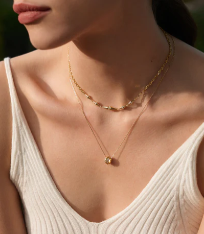 Ania Haie Gold Geometric Sparkle Necklace
