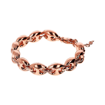 Bronzallure CZ Mariner Link Bracelet