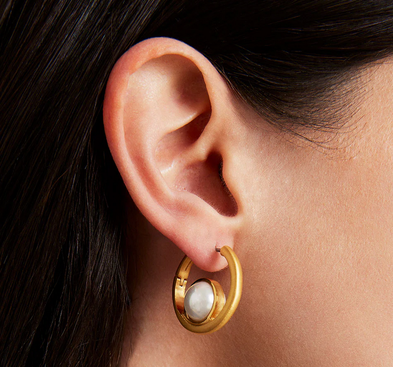 Dean Davidson Laguna Floating Hoop Earrings