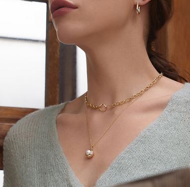 Ania Haie Gold Pearl Sphere Necklace