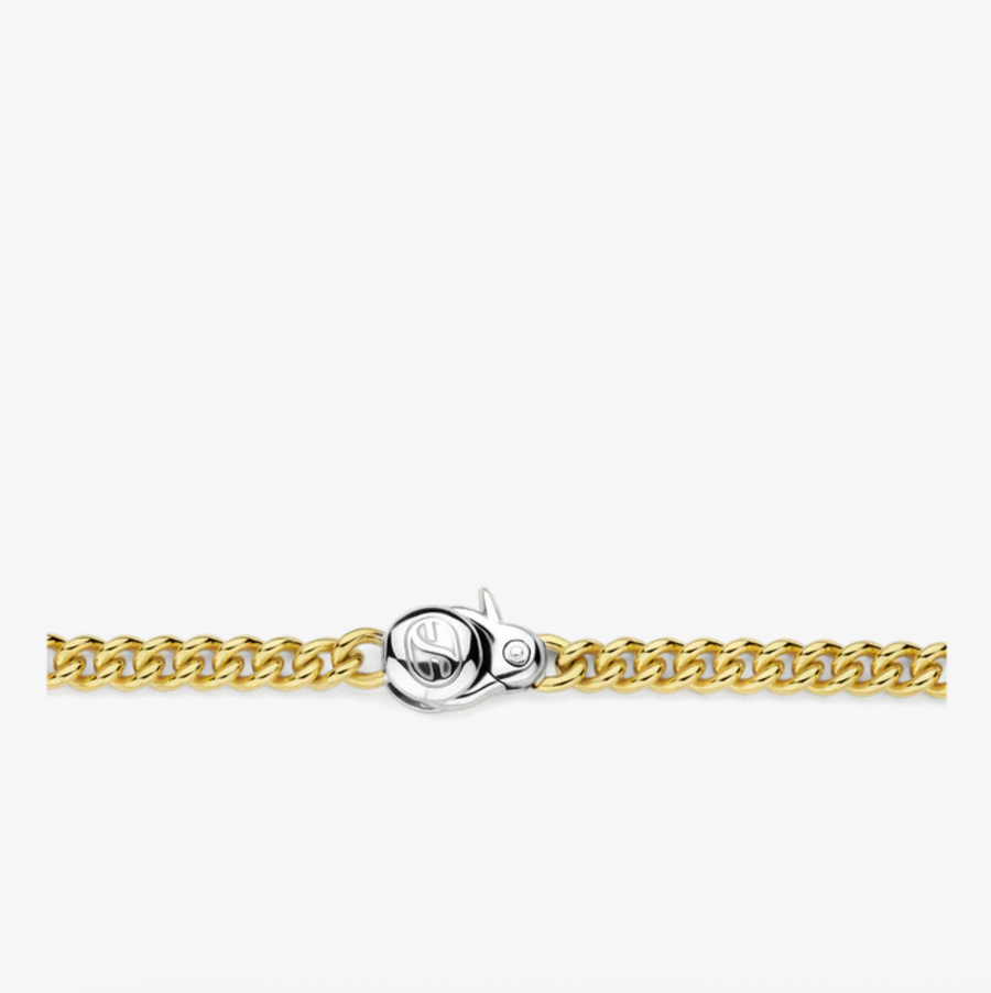 Ti Sento Gold Curb Chain Bracelet