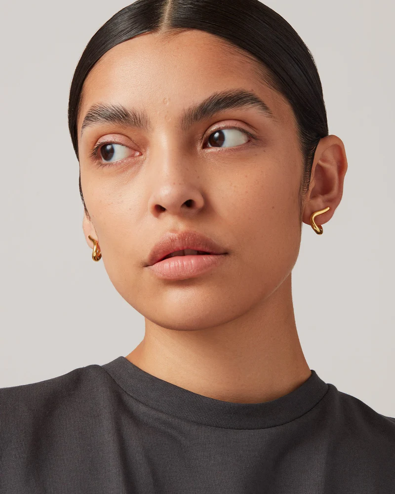 Jenny Bird Gold Dara Climber Earrings