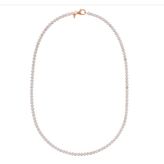 Bronzallure CZ Tennis Choker Necklace 14