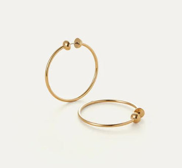Jenny Bird Gold Small New Icon Hoops