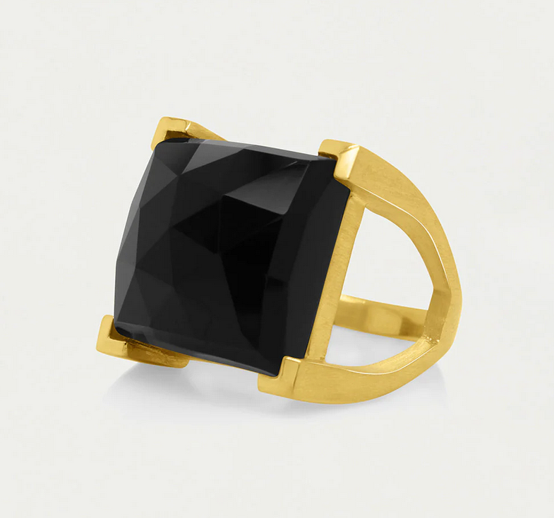 Dean Davidson Black Onyx Plaza Ring Size 9