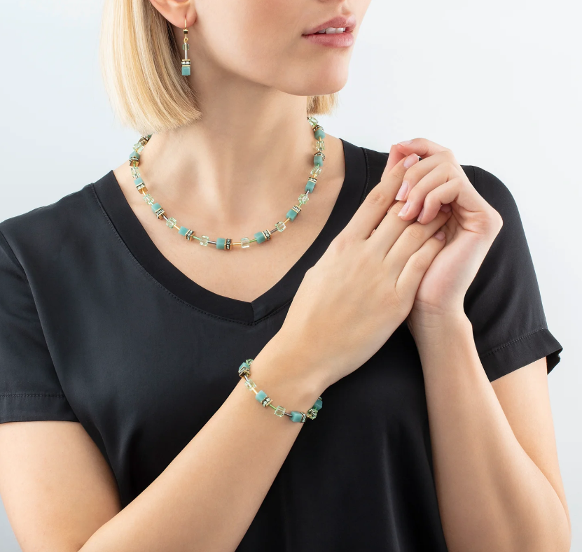 Coeur De Lion GeoCUBE® Soft Green Bracelet