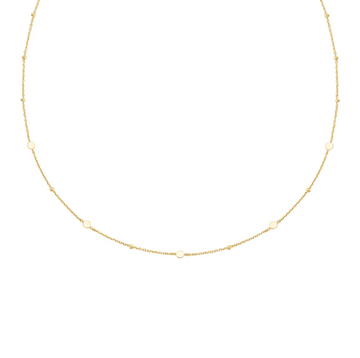 Ania Haie Gold Disc Station Necklace