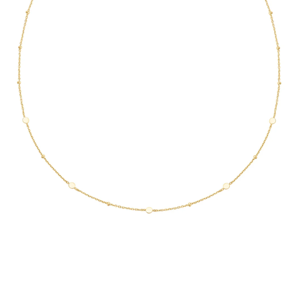 Ania Haie Gold Disc Station Necklace