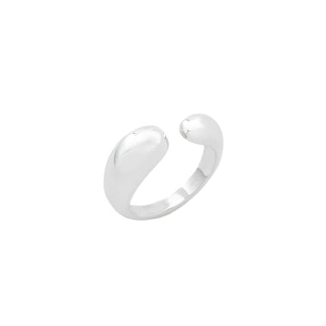 Marseille Sterling Silver Open You & Me Ring