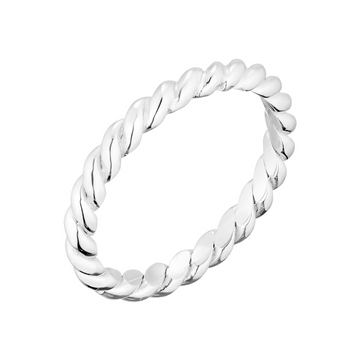 Marseille Sterling Silver Twisted Band