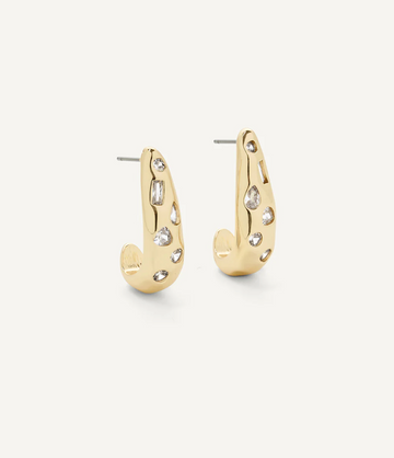 Olive And Piper Gold Ren Hoop Earrings