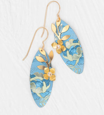 Holly Yashi Sky Blue Alyssa Earrings