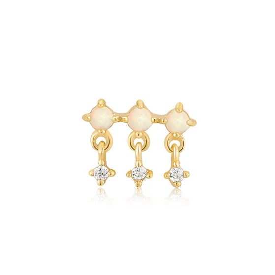 Ania Haie Gold Kyoto Opal Single Barbel Drop Earring