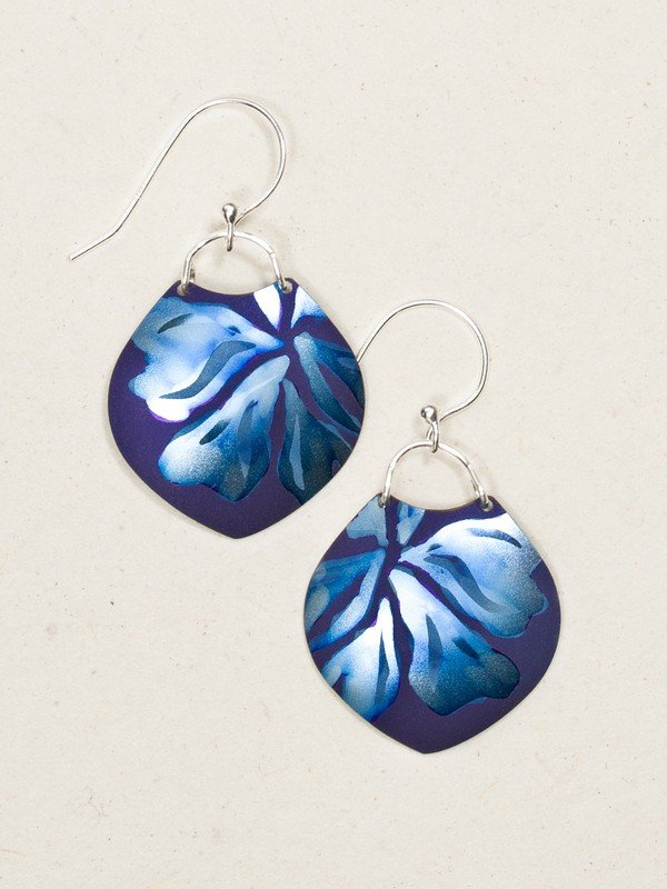 Holly Yashi Blue 'Gardenia' Earrings