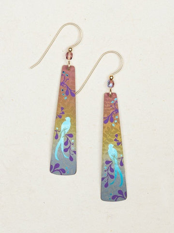 Holly Yashi Multi Teal 'Bird of Paradise' Earrings