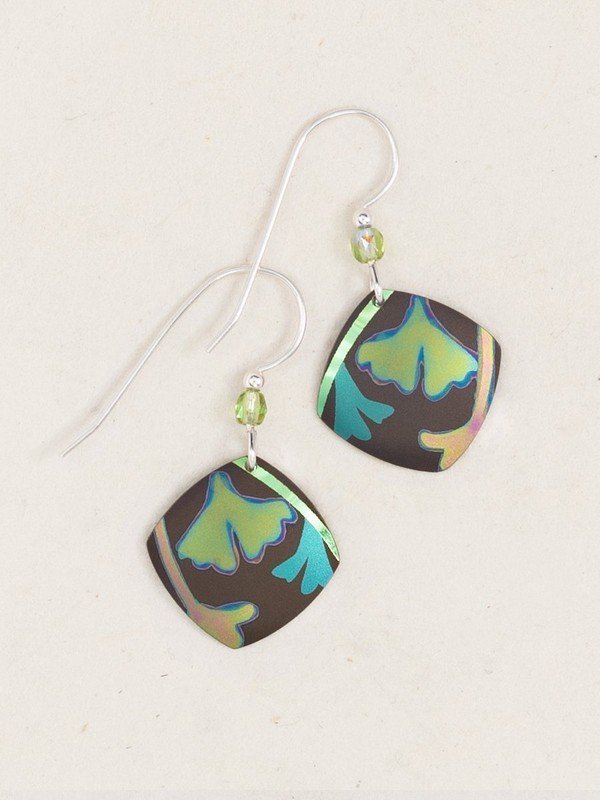 Holly Yashi Brown 'Monet's Garden' Earrings