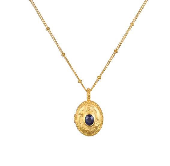 Satya September Sapphire Birthstone Locket