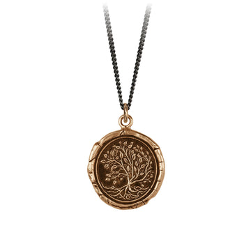Pyrrha Bronze Tree of Life 18 inch Necklace