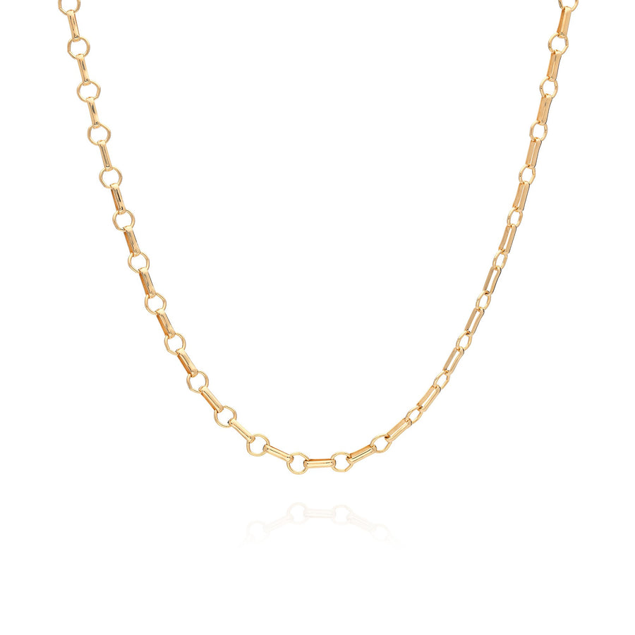 Anna Beck Bar & Ring Chain Collar Necklace - Gold