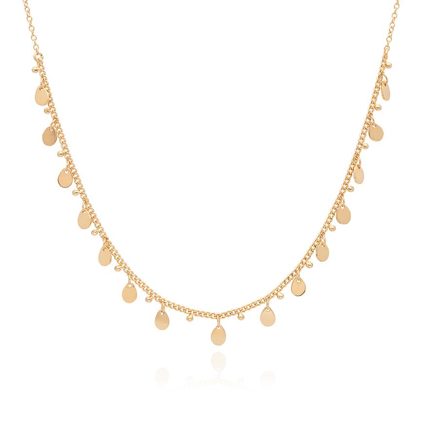 Anna Beck Gold Classic Charm Necklace