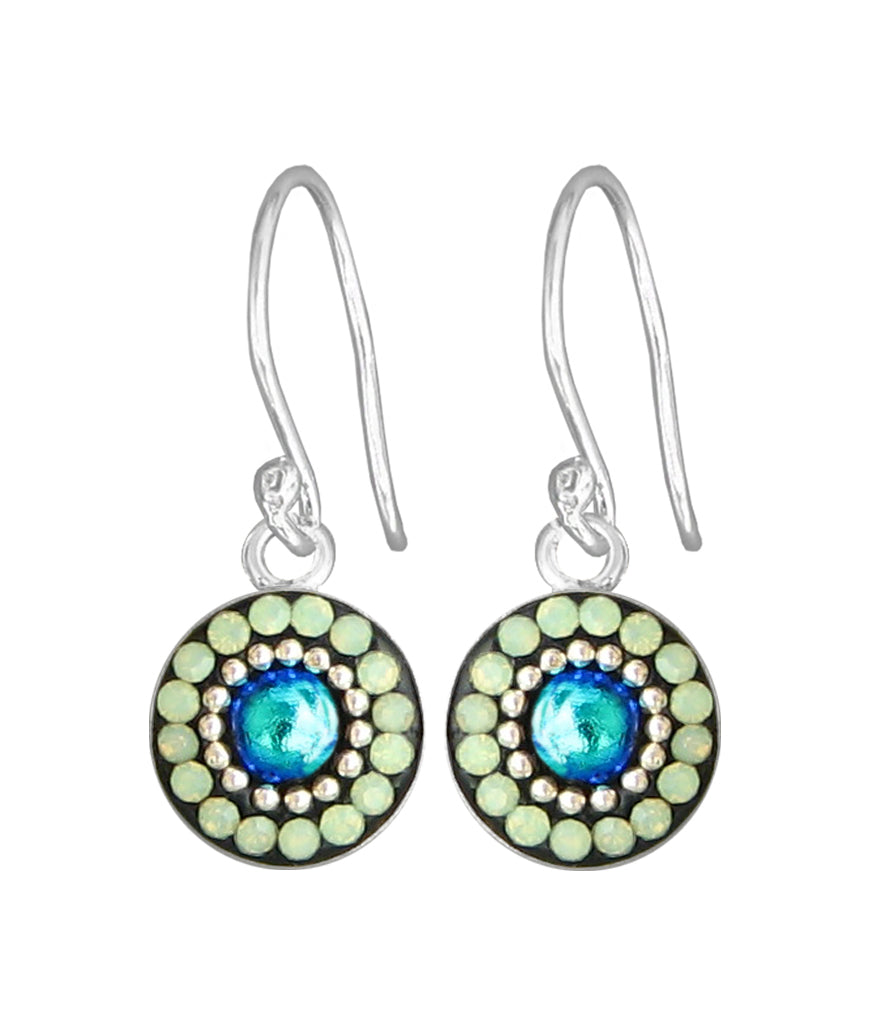 Mosaico Sterling Small Round Pastel Blues Earring