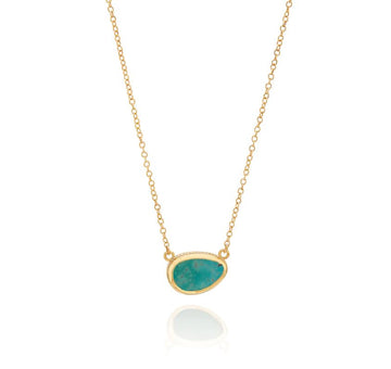 Anna Beck Asymmetric Medium Turquoise Necklace