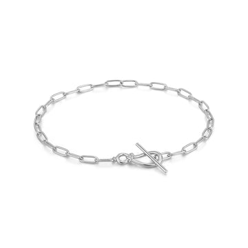 Ania Haie Silver Knot T-Bar Bracelet