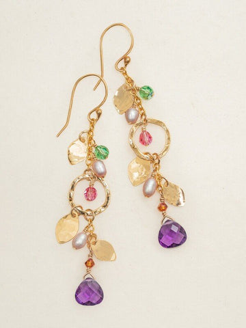 Holly Yashi Tropic Punch Fairy Garden Drop Earrings