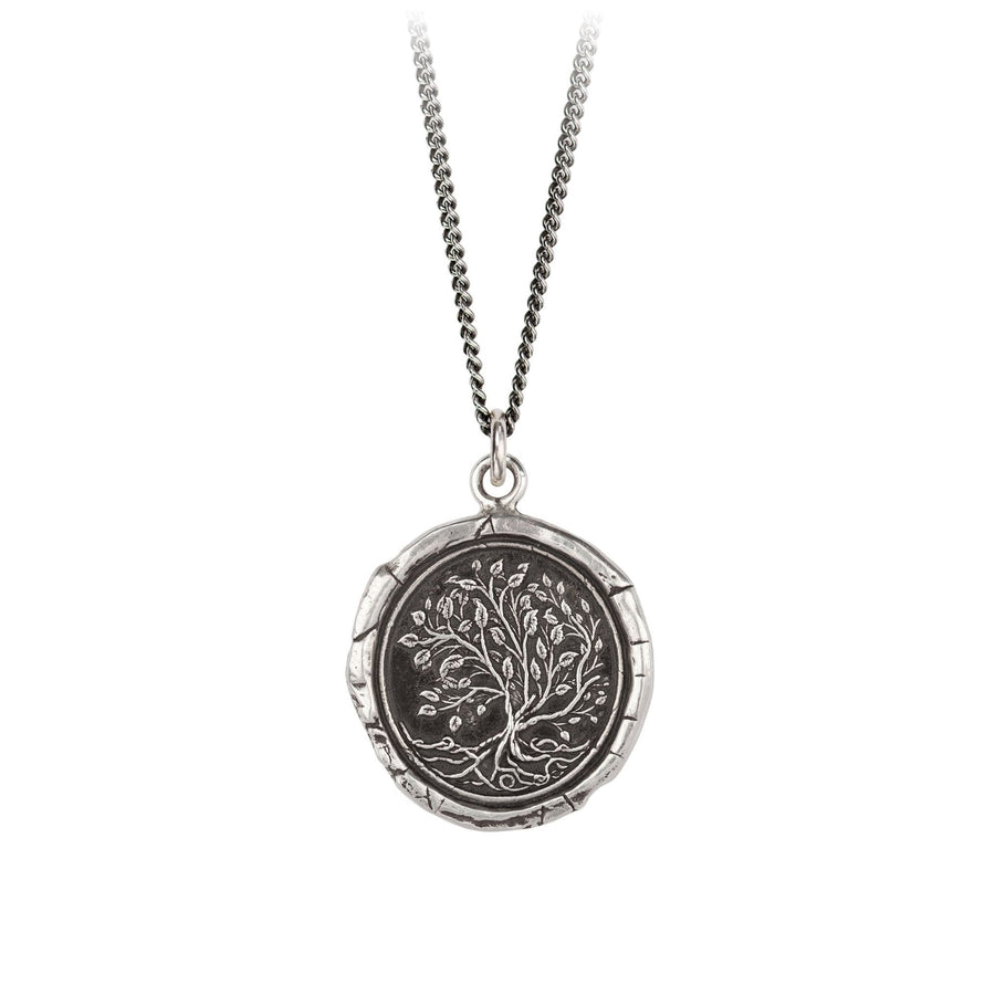 Pyrrha Sterling Tree of Life 18 inch Necklace