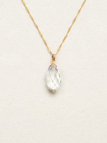 Holly Yashi Clear Gold 'North Star' Pendant Necklace