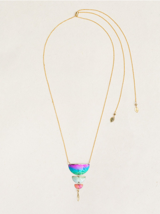 Holly Yashi Gold Multi Colour 'Maren' Necklace