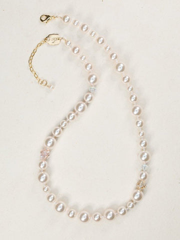 Holly Yashi White Classic Pearl Necklace