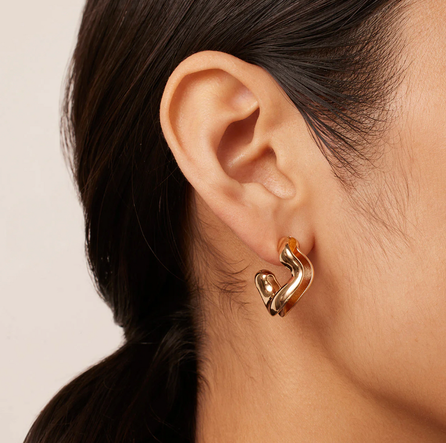 Jenny Bird Gold 'Ola' Hoop Earrings