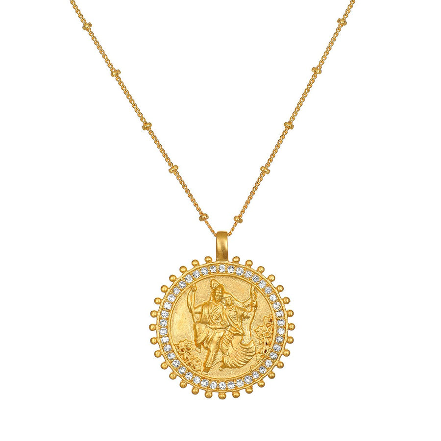 Satya Rahda and Krishna Hindu Deities, Love Necklace