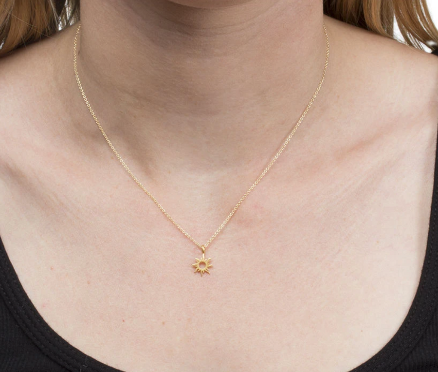 DOGEARED GOLD GOOD VIBES ONLY NECKLACE