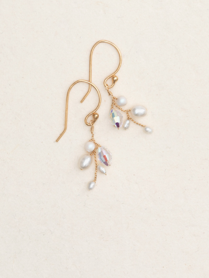 Holly Yashi Gold Pearl Florentina Earrings