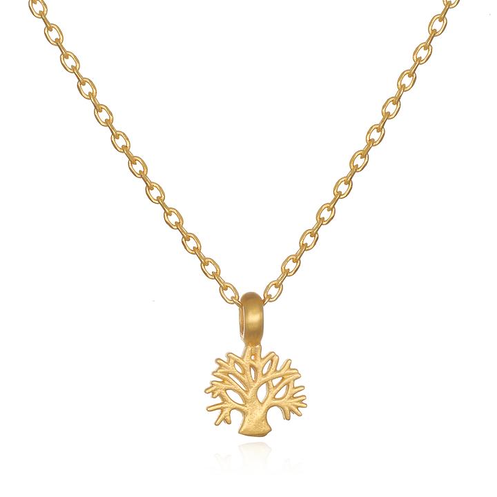 Satya Gold Abundance Tree Necklace