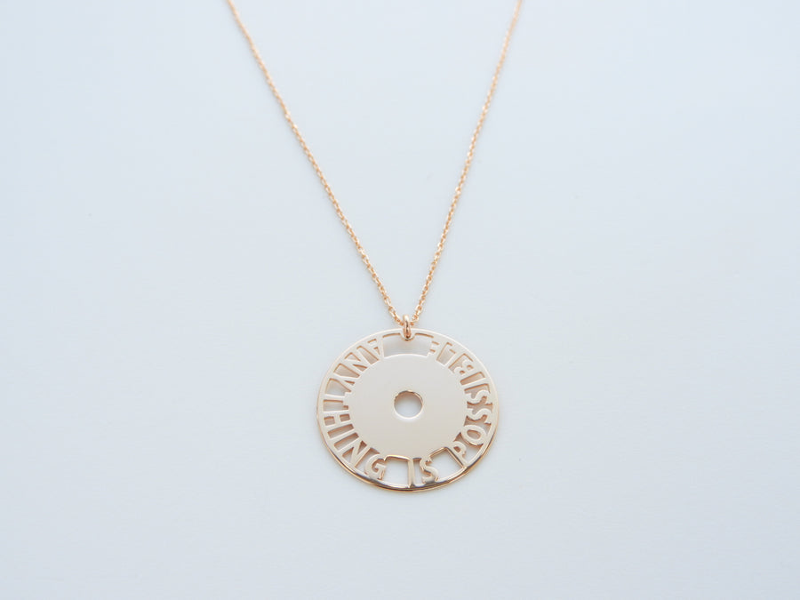 Kurshuni Rose Gold Anything Is Possible Necklace