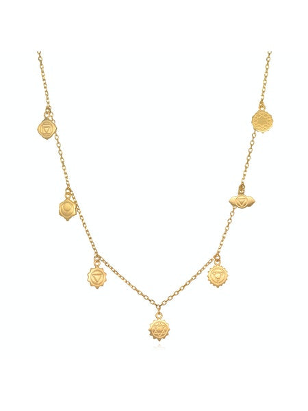 Satya Gold Chakra Choker Necklace