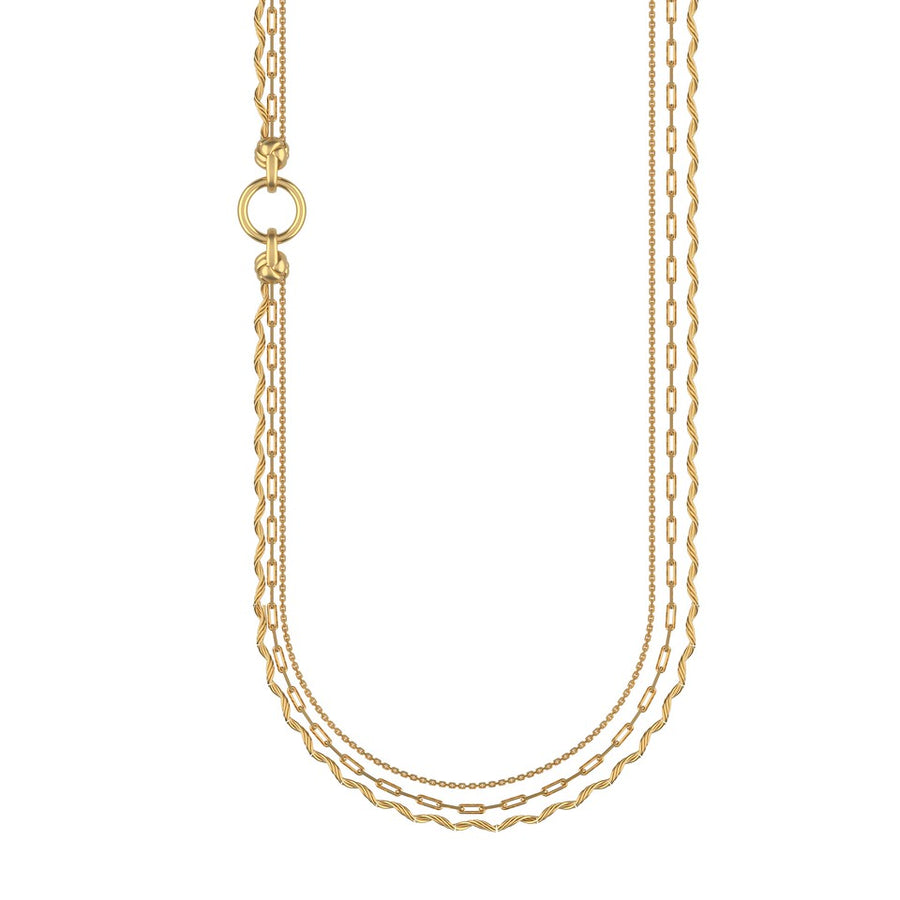 Dean Davidson Gold Weave Chain Necklace