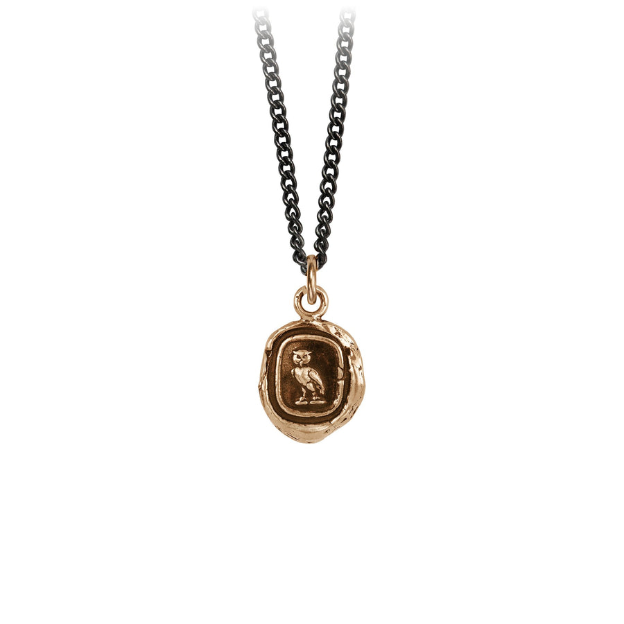 Pyrrha Bronze 'Watch Over Me' Necklace