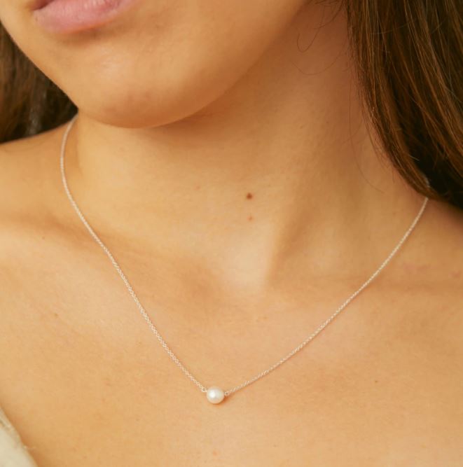 Dogeared Silver 'Pearls of Motherhood' Necklace