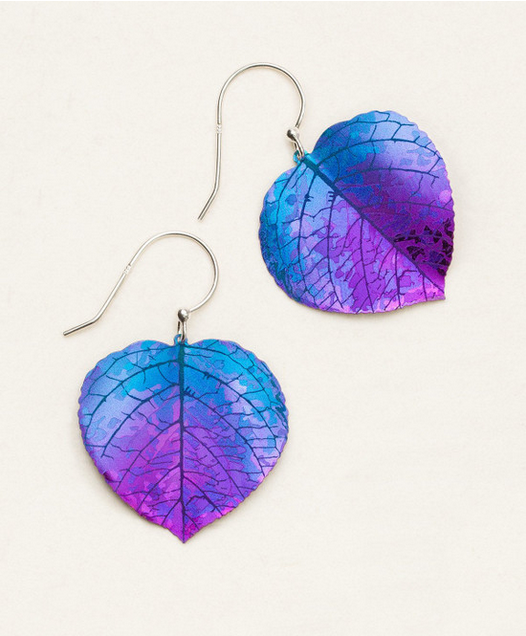 Holly Yashi Purple Blue 'Aspen' Earrings