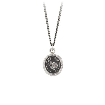 Pyrrha Silver 'Determination' Necklace 18
