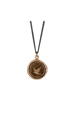 Pyrrha Bronze 'Believe You Can' Necklace