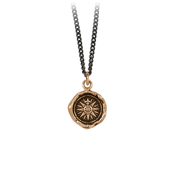 Pyrrha Bronze 'Direction' Necklace