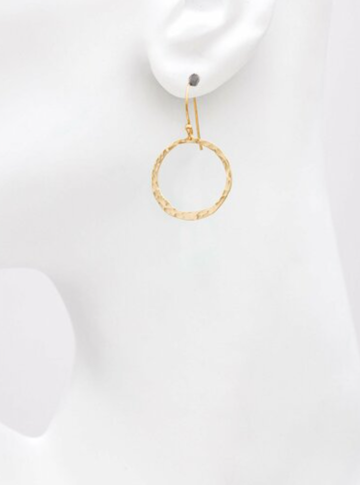 Holly Yashi Gold Connie Petite Hoop Earrings