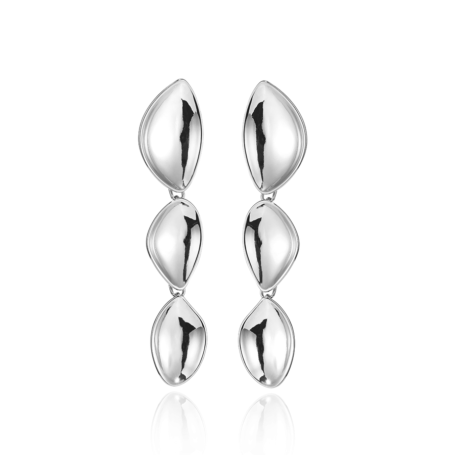 Jenny Bird Silver 'Cordo' Drop Earrings