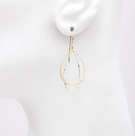 Holly Yashi Gold and Silver 'In the Loop' Earrings